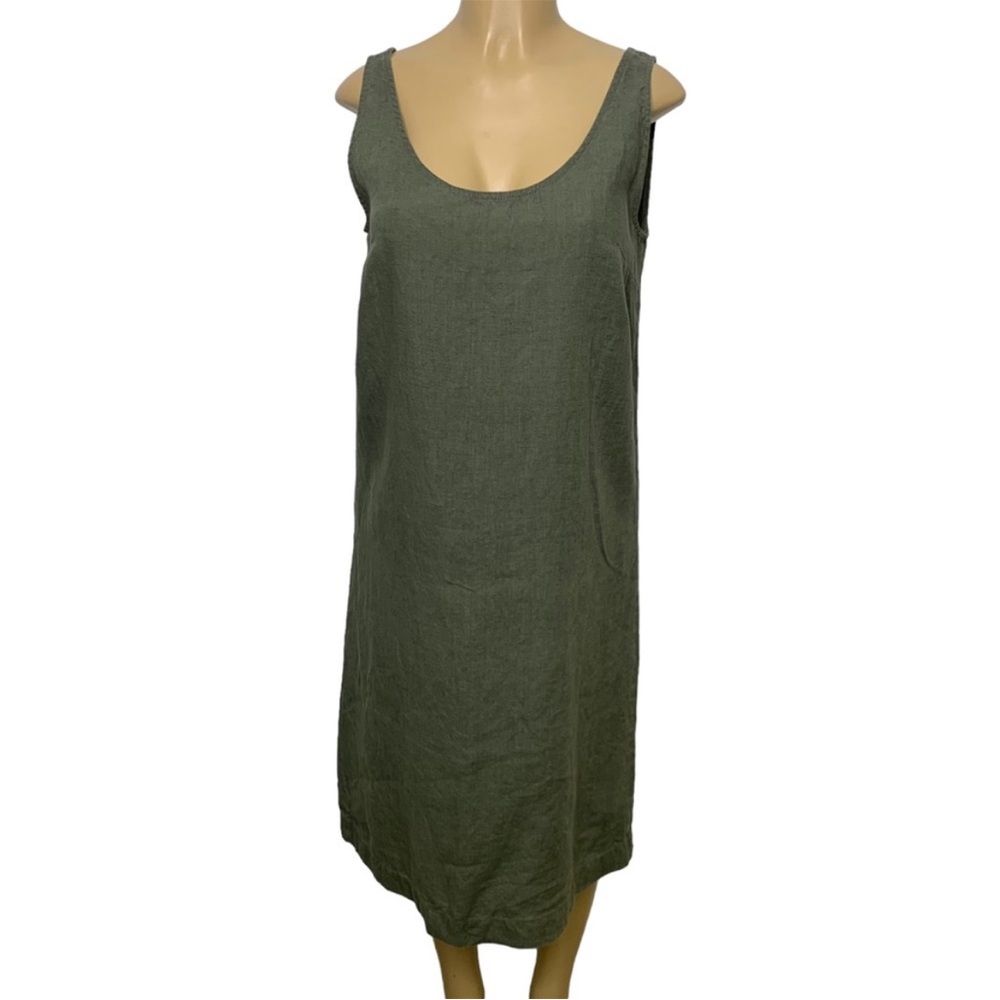 Linenfox Monstera Dress